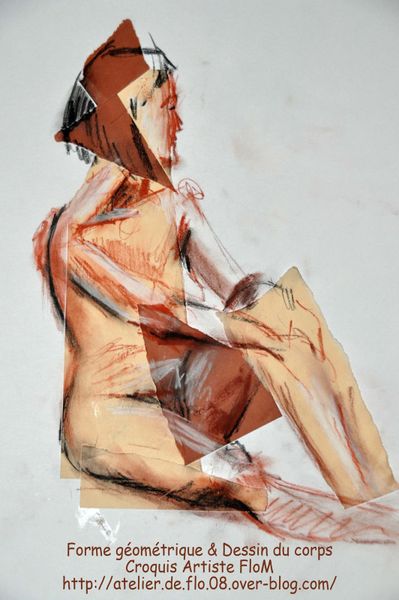 Croquis du corps et forme géométriques