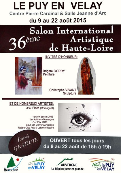 Exposition de l'artiste FloM au Puy en Velay