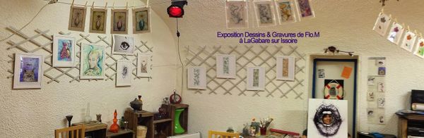 Vernissage Flo.M Dessins & gravures