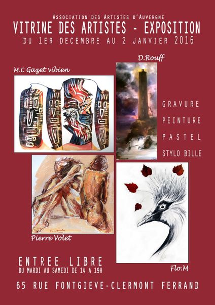 Exposition à la Vitrine des Artistes de Flo.M