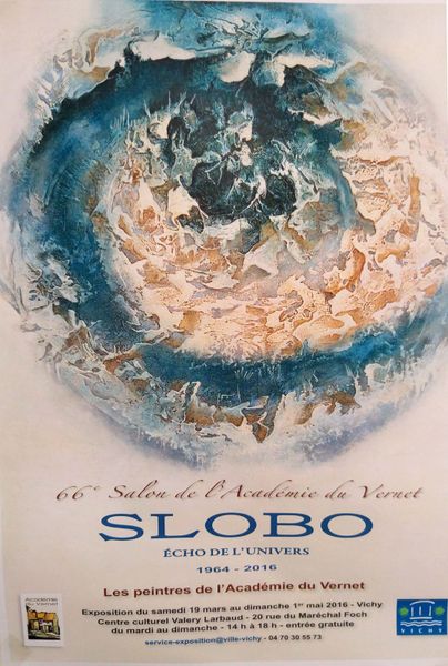 Exposition à Vichy de l'artiste Slobo