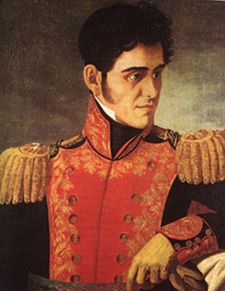 Le général Antonio Lopez de Santa Anna