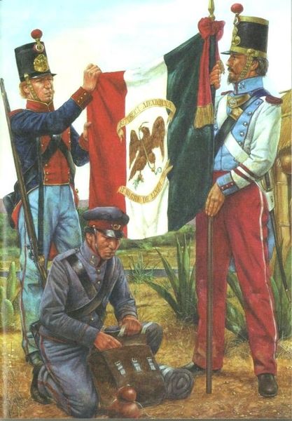 L'armée Mexicaine en 1846