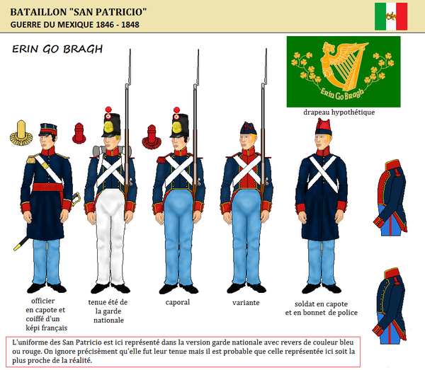 Le bataillon San Patricio dans la guerre du Mexique