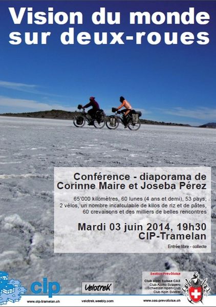 CONFERENCE: CIP - Tramelan, 3 juin 2014 19h30