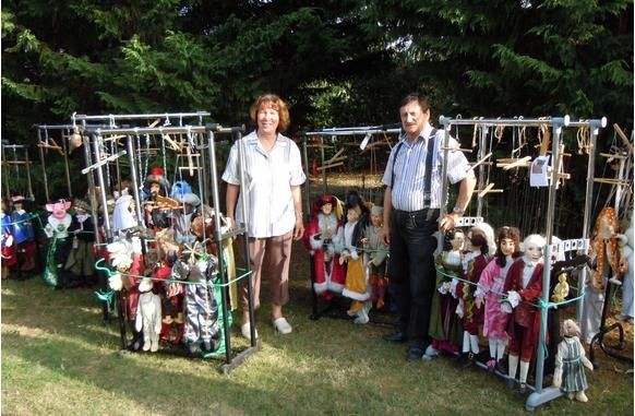marionnettes prêtes au départ