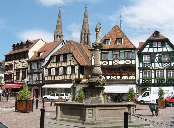 Route des vins d'Alsace, Obernai, Ribeauvillé, Colmar...