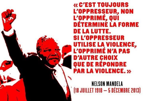 Souvenirs de Mandela et la résistance contre l'Apartheid