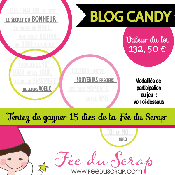 Blog candy à la fée du scrap