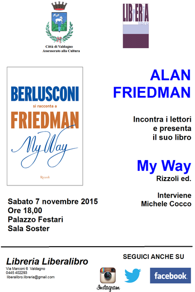 ALAN FRIEDMAN presenta "MY WAY"