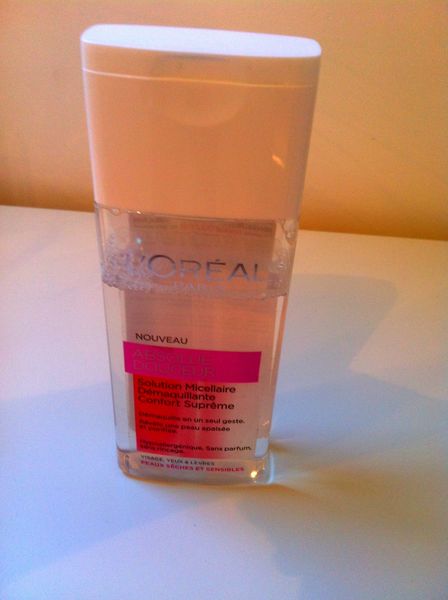Je me démaquille avec L'oréal