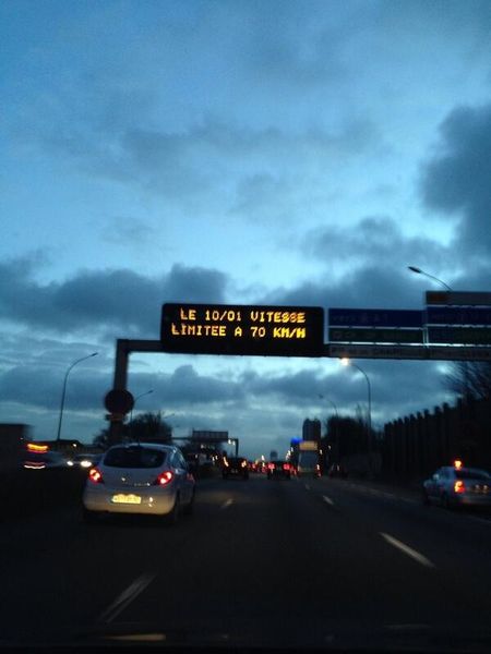 Périphérique parisien : la vitesse abaissée à 70 km/h dès le 10 janvier - le Parisien