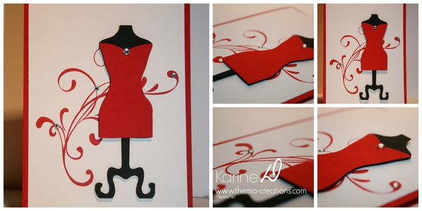 Carte Dress up/Pour aller danser pour Marie