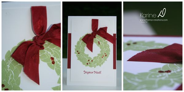 Carte Couronne de l’Avent (Wonderful Wreath), Noël 2013