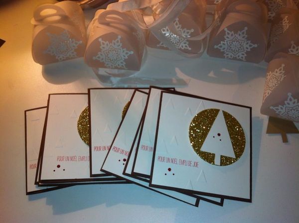 Mes swaps pour la formation Stampin'Up! de Paris