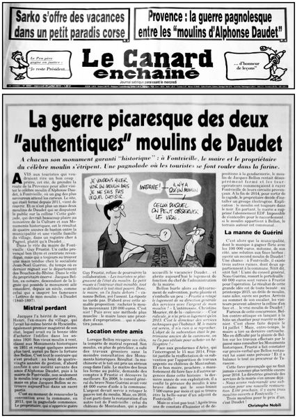 Décidément Les Lettres de Mon Moulin font parler d'elles!