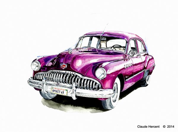 Aquarelle 2014 format A3 sur papier Canson Montval