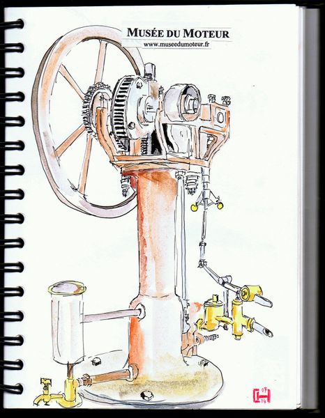 Sketche feutre & aquarelle. 2014