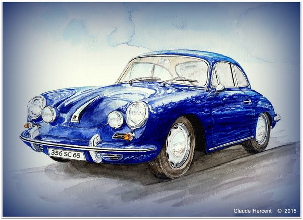 Aquarelle sur papier Canson Monval 300gr A3