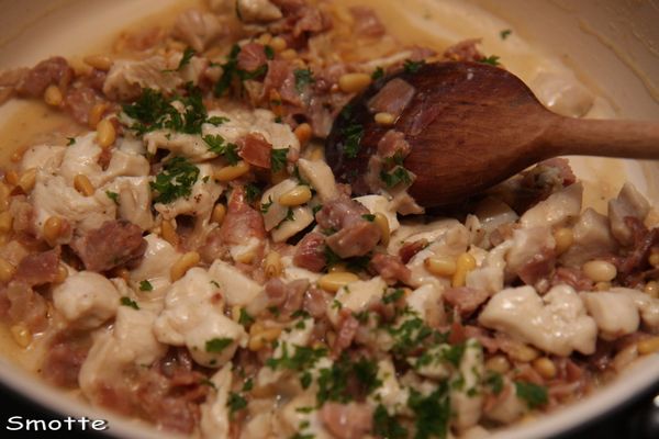 Poulet au gorgonzola