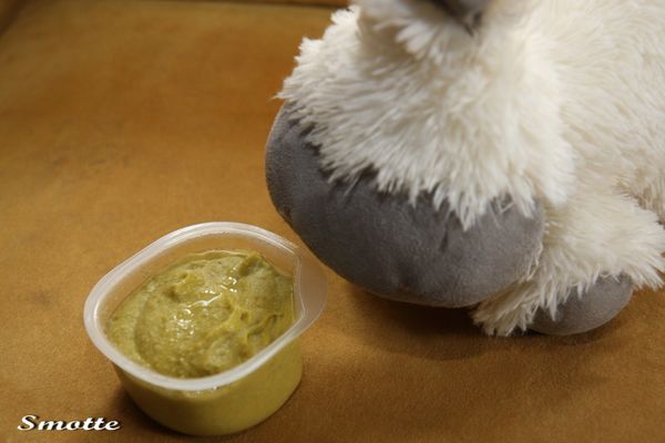 Petits pois, pommes de terre, dinde & Vache qui rit