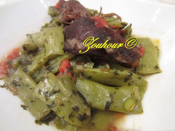 Haricot vert en sauce ou ragout