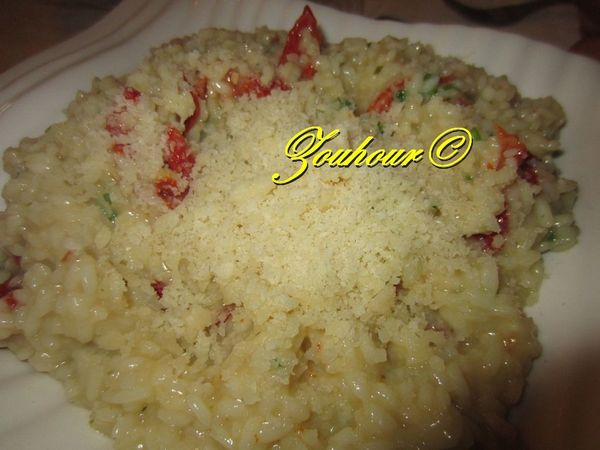Risotto aux tomates séchées