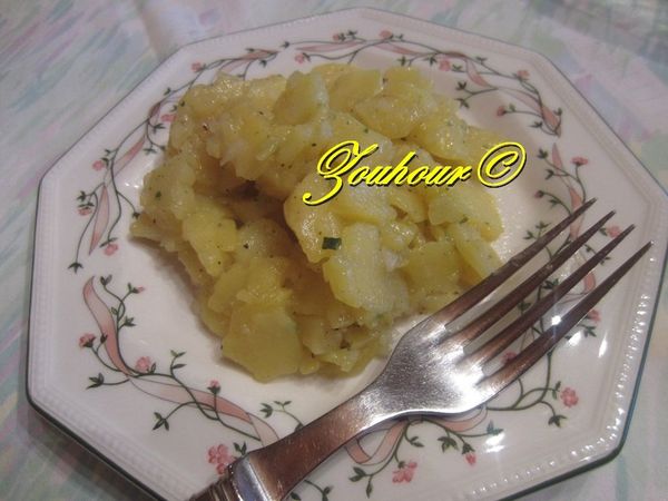 Pomme de terre chaude en salade