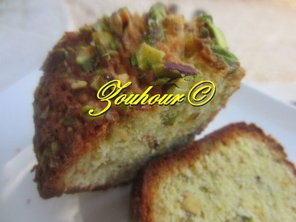 Cake aux pistaches