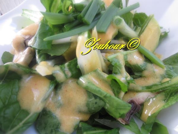 Salade De Roquettes à L'Avocat