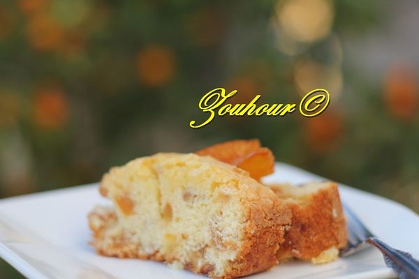 Cake à l'Orange Confite, Cake Bil Bousfeir