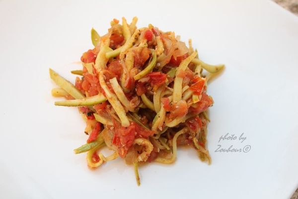 Courgettes façon Pâtes