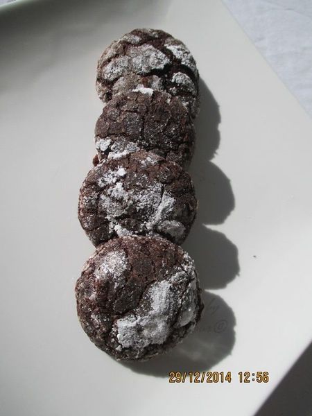 Cookies double chocolat de Martha stewart,Outrageous Chocolat Cookies de Martha Stewart