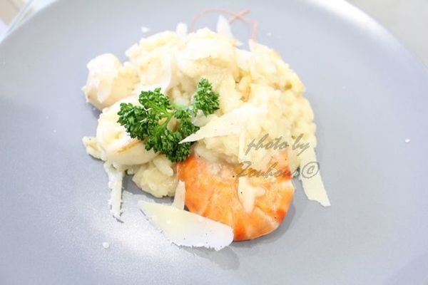 Risotto aux Crevettes et Coquilles Saint-Jacques