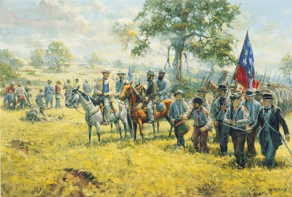 La bataille de Wilson's Creek 10 août 1861