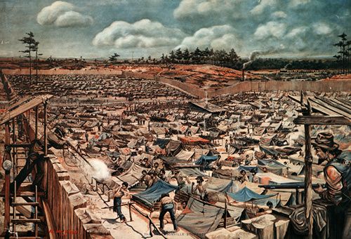 La prison d'Andersonville, l'enfer des nordistes