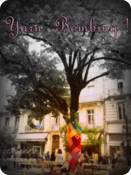 yarnbombing à Agen !