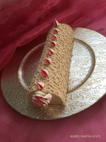 Bûche praliné pour ma maman parce qu'elle adore