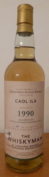 Caol Ila 1990/2013 The Whiskyman, 52.1%