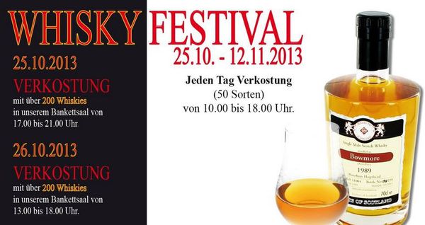 25/10 – 12/11/2013 : Whisky Festival chez Massen (Luxembourg)