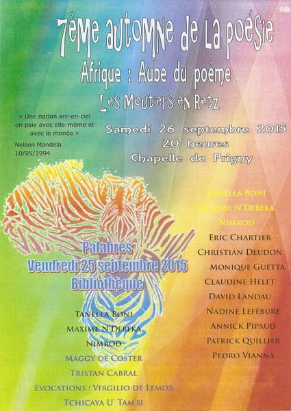 Automne de la poésie opus 7