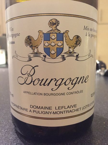 Bourgogne Blanc 2012, Domaine Leflaive