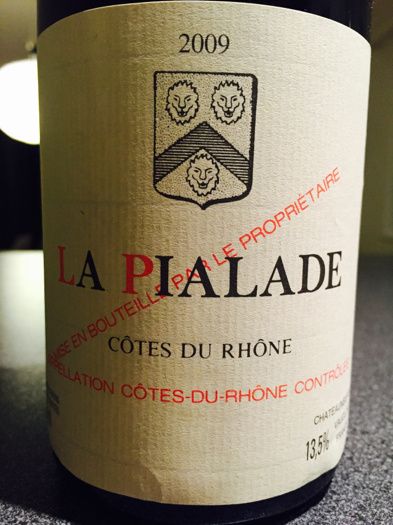 Pialade 2009, Chateau Rayas