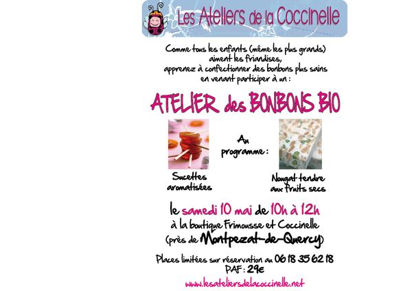 Atelier "Les bonbons bio"