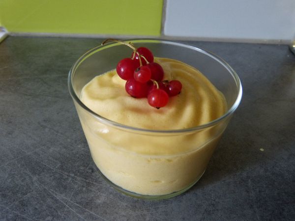 Mousse de mangue sans sucre ajouté