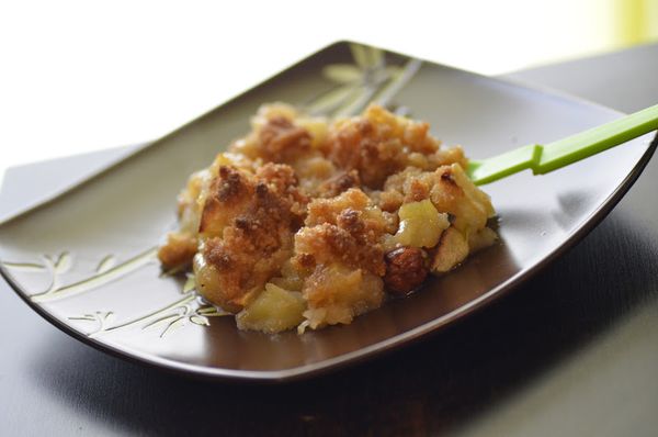 Crumble d'automne sans gluten et sans lactose