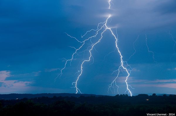 Orages d'évolution diurne du 24-07-2014 dans le Gard