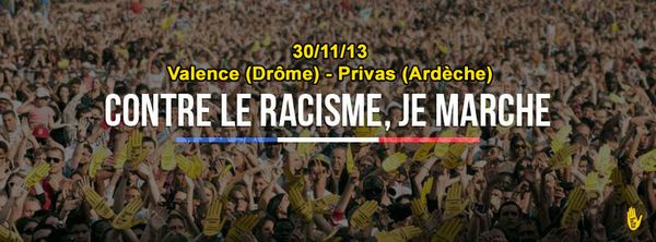 Marche contre le racisme le 30 novembre à Privas et Valence