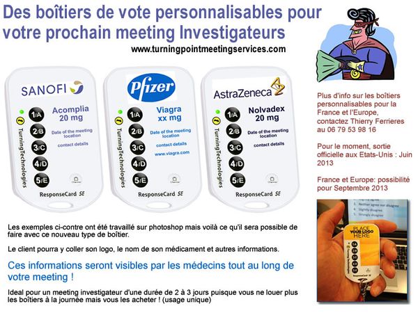 Boîtier ResponseCard SE pour votre prochain meeting investigateur