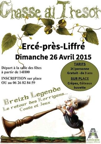 Chasse au trésor - dimanche 26 avril